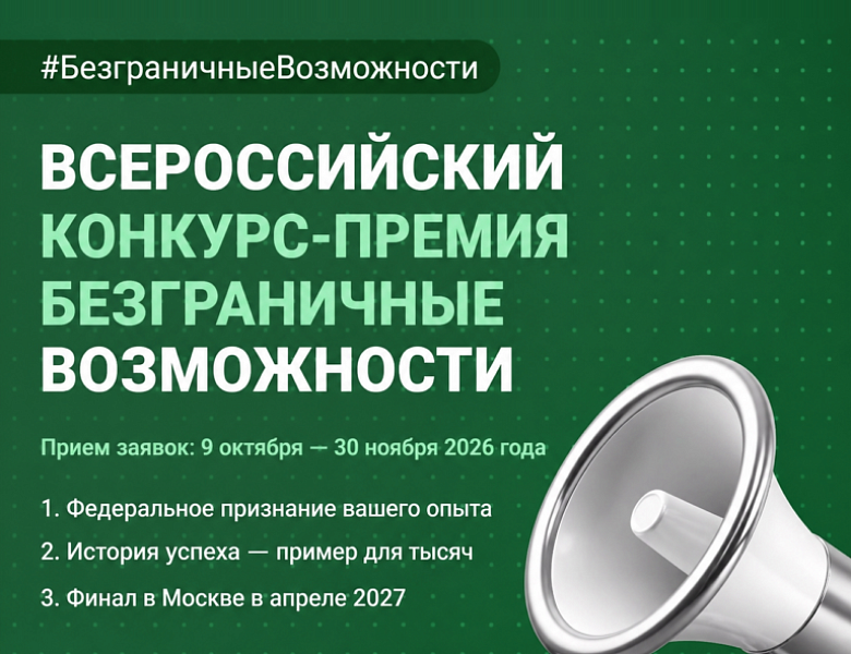 О проведении регионального этапа всероссийского конкурса-премии «Безграничные возможности»