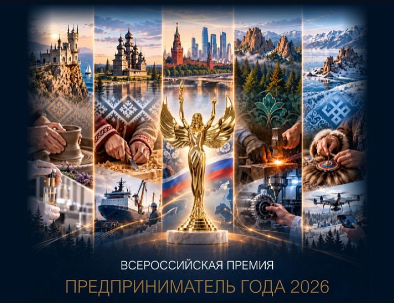 Стартует Всероссийская премия «Предприниматель года — 2026»
