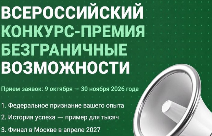 О проведении регионального этапа всероссийского конкурса-премии «Безграничные возможности»